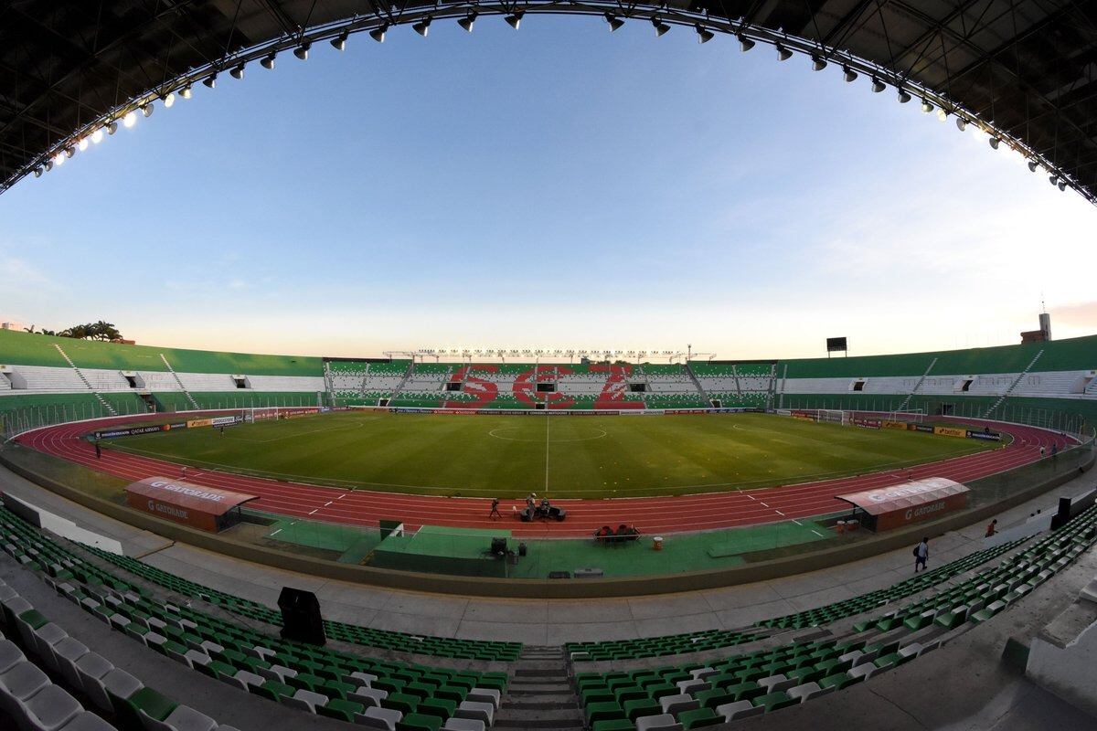 El estadio donde sería el tercer encuentro de Belgrano en la Copa Sudamericana.