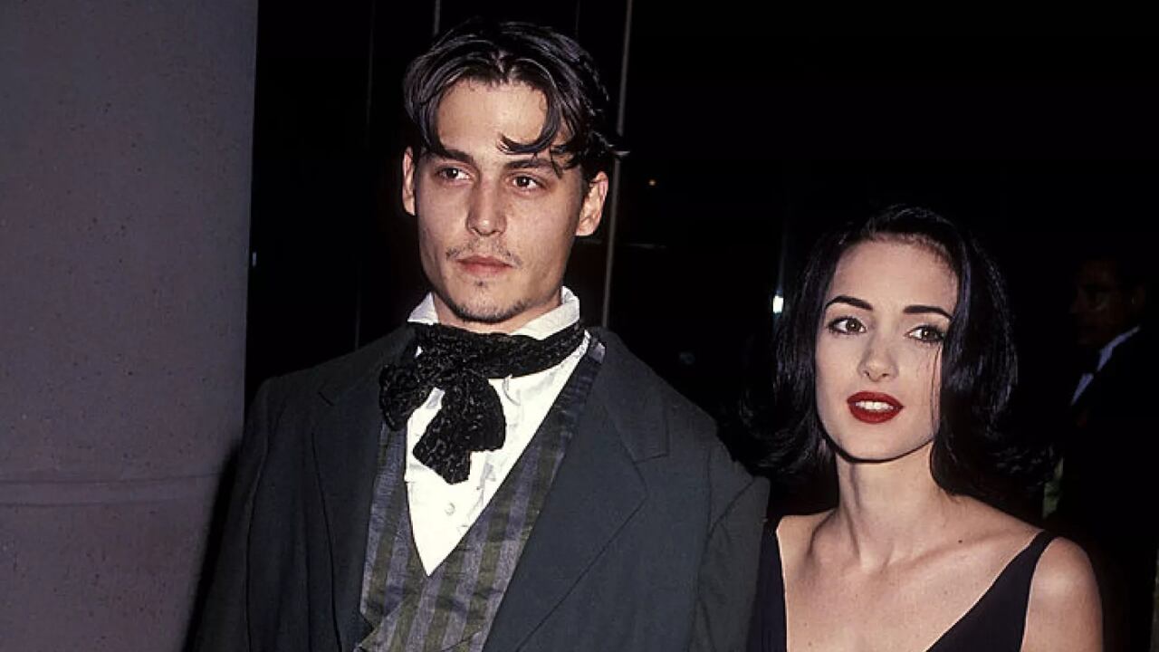 Winona Ryder y Johnny Deep.