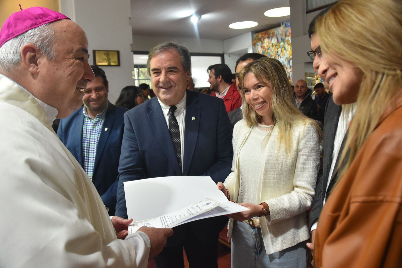 La Cámara de Diputados declaró "de interés legislativo" al Santuario de Río Blanco. La resolución le fue entregada al obispo Fernández.