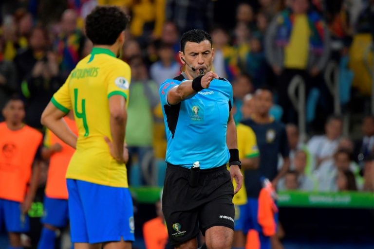 Roberto Tobar en la final de la Copa America. (Foto: Luis Acosta/AFP)