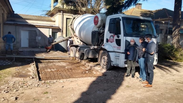 Comenzaron las obras del traslado de la farmacia en el Hospital Pirovano.