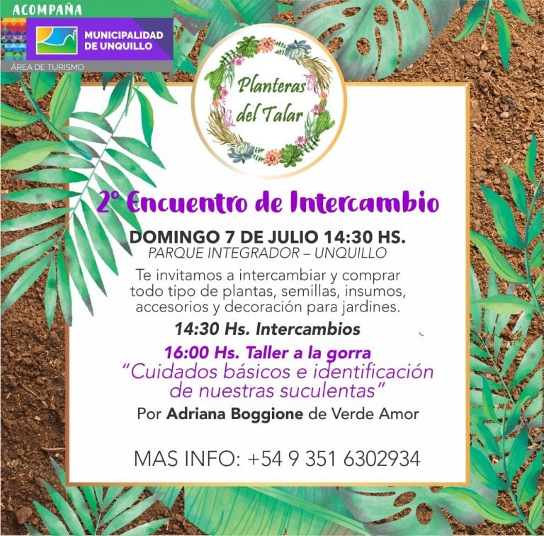 2° Encuentro de intercambio de plantas y semillas- Unquillo