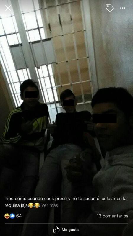 Los detenidos dejaron un mensaje en redes sociales.