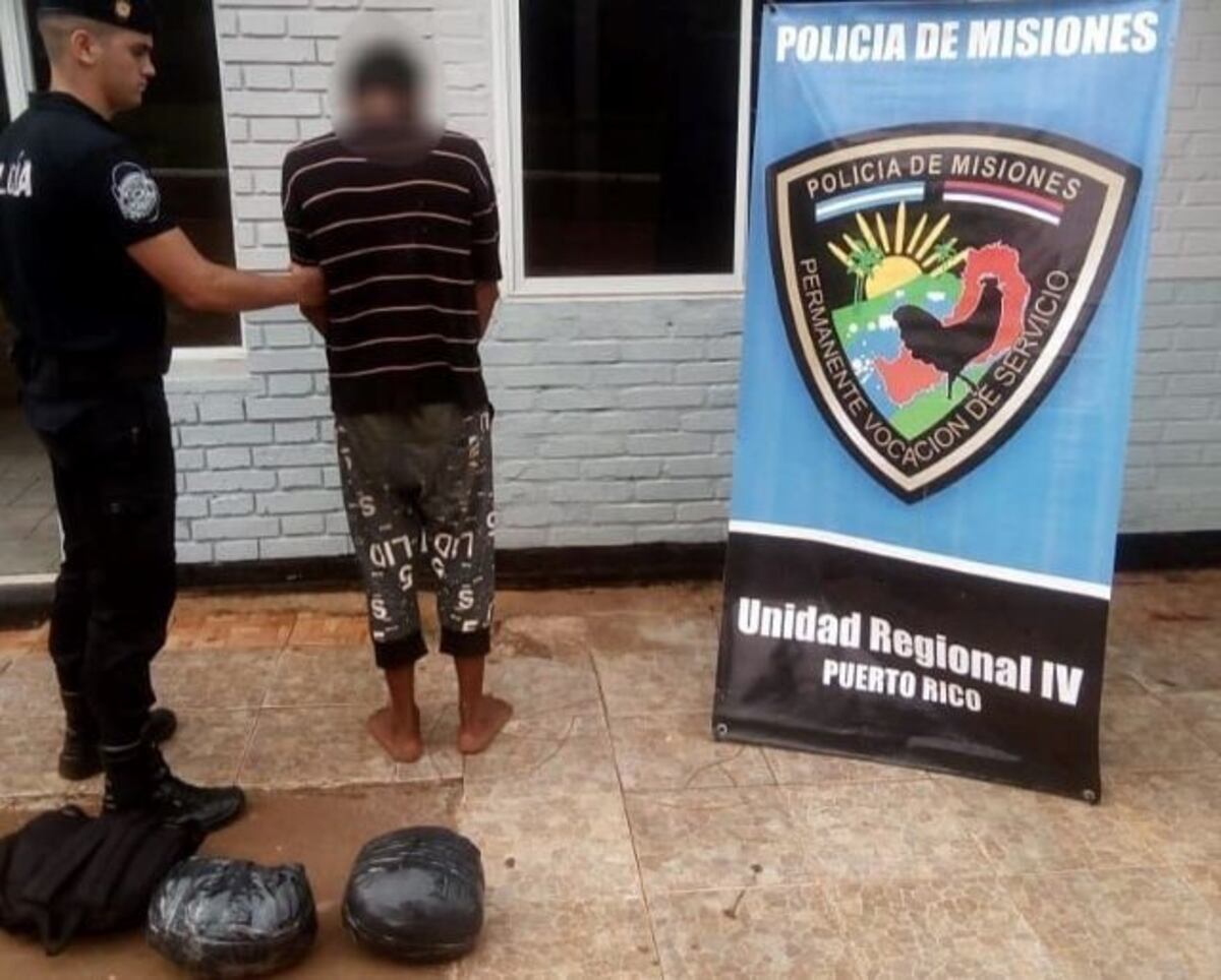 Puerto Rico: detuvieron a un "dealer" con una mochila repleta de marihuana