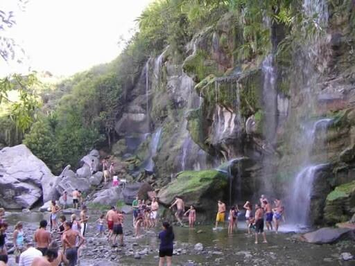 Complejo "Siete Cascadas" en la ciudad de La Falda. (Foto: archivo / Municipalidad de La Falda).