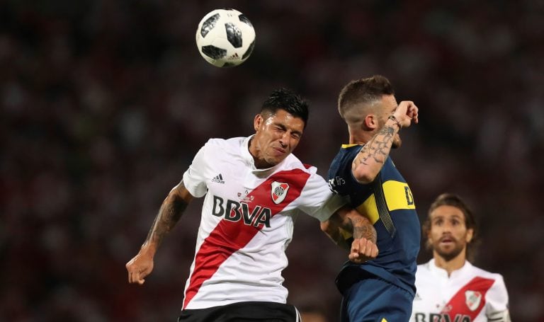 Las mejores fotos de la "Superfinal" ganada por River. Foto: AP.