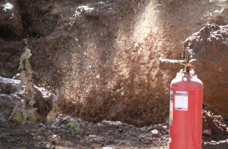 Fuga de gas en Carrodilla, Luján de Cuyo.