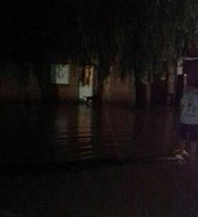 El temporal se hizo sentir en algunas localidades del centro santafesino. (Todos para uno diario)