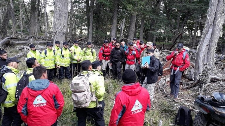 Búsqueda de Mónica Rocha en Tolhuin.