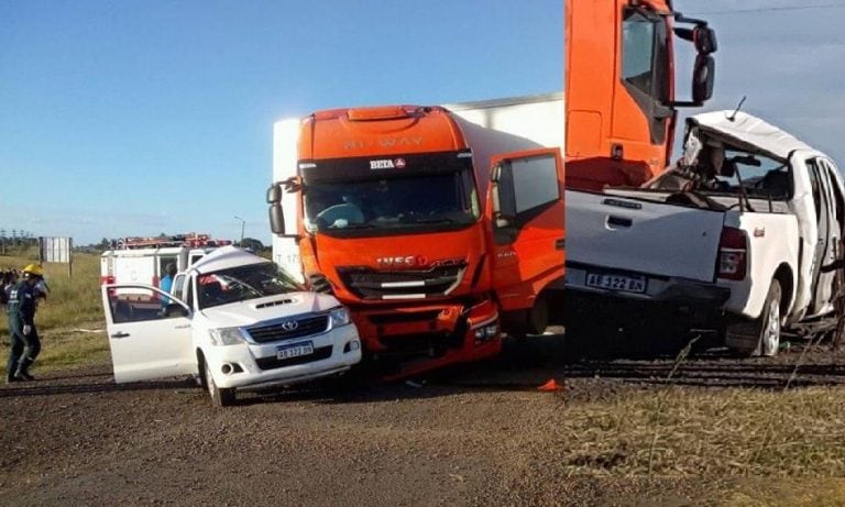 Choque entre camioneta y camión dejó un muerto y heridos graves. Foto: Diario época