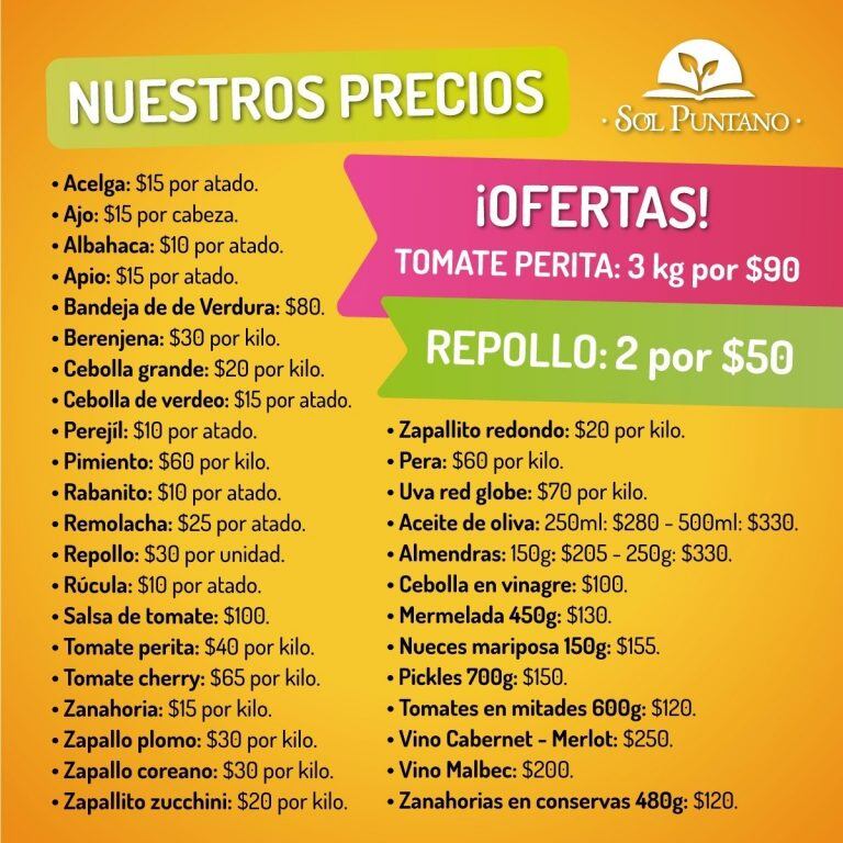 Las ofertas del Sol Puntano.