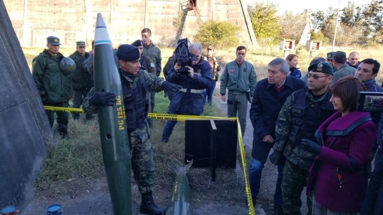 Secuestro de armas en Cordoba, conferencia de prensa de Patricia Bullrich.