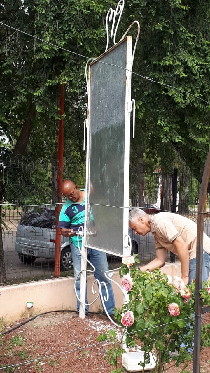 Trabajos realizados en El Rosedal