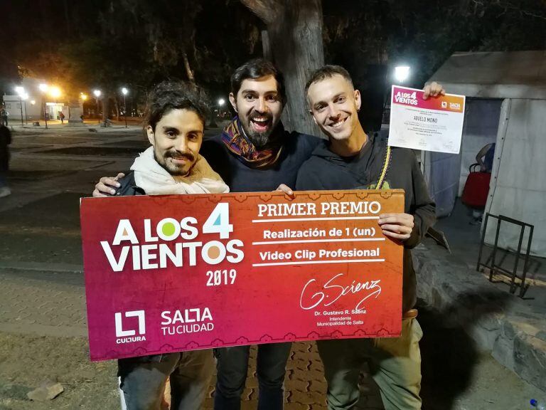 Abuelo Mono, ganadores de A los 4 Vientos (Facebook Abuelo MONO)