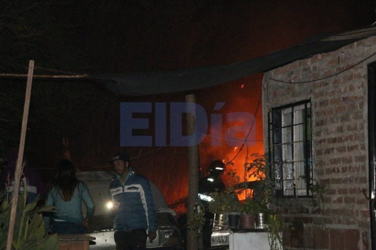 Incendio de casa precaria
Crédito: ElDía