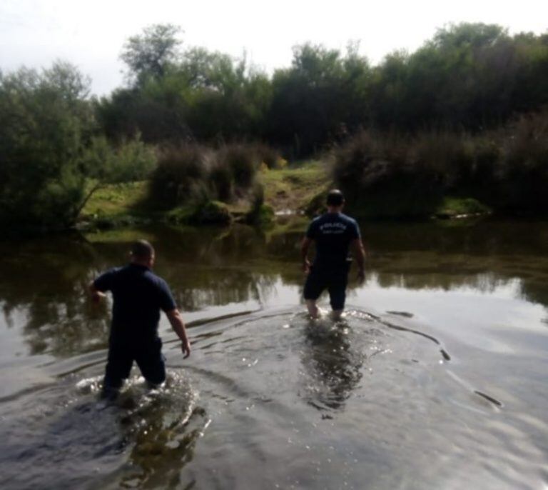 Manuel Espinoza fue hallado sano y salvo. Foto: Policía de San Luis.