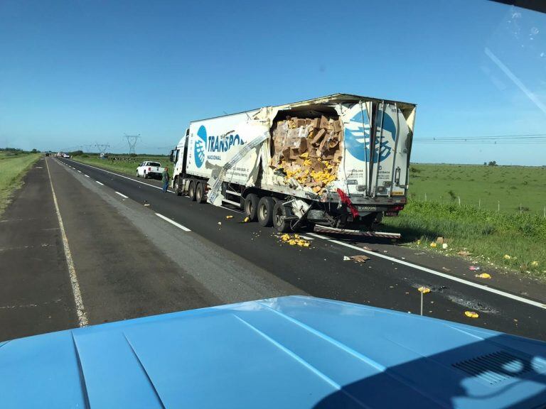 Accidente Ruta Nacional Nº14
Crédito: Bomberos Ceibas