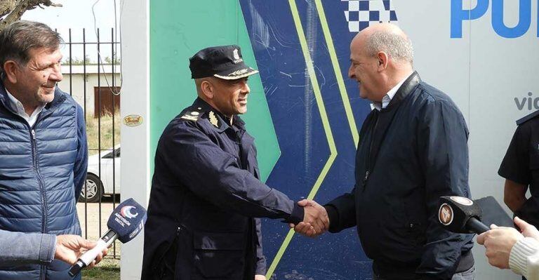 Inauguración puesto policial Nueva Bahía Blanca