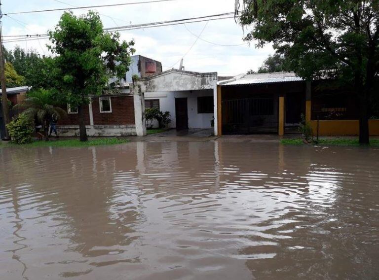 Temporal en Resistencia. (Foto: Diario Chaco)