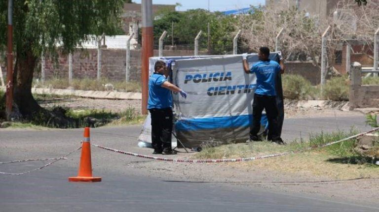 El hombre fue hallado sin vida en inmediaciones de  Av. Benavidez y Catamarca, en Chimbas.