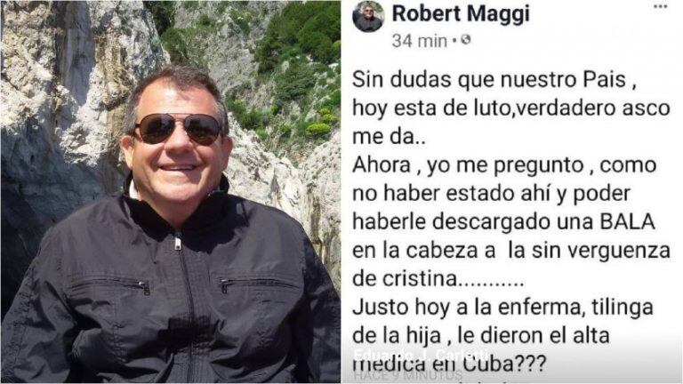 Robert Maggi envuelto en una polémica.