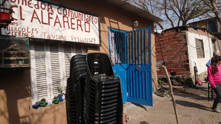 Los juguetes fueron entregados al merendero El Alfarero. (Vía Rosario)