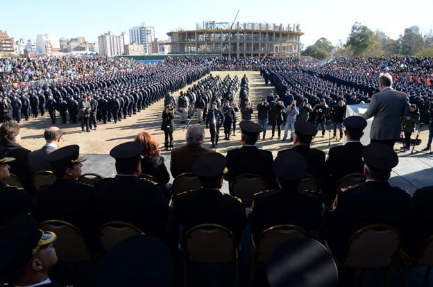 Presentación de policías