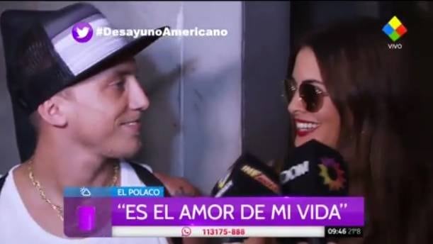 El Polaco y Silvina Luna se comprometieron en Las Vegas