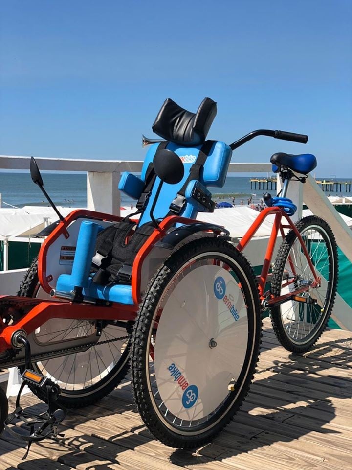 Villa Gesell: así es la primera playa inclusiva de la Costa Atlántica (Foto: Telam)