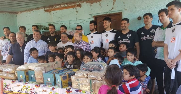 Barrio Parque visitó comedores en La Banda, Santiago del Estero.