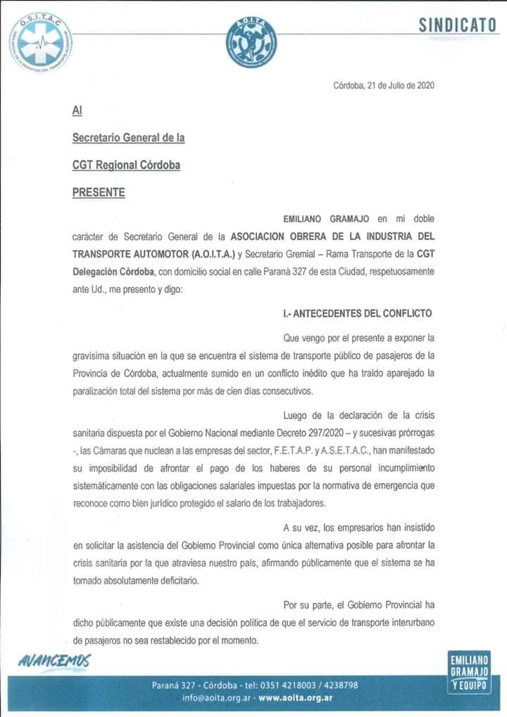 Comunicado de Aoita 1