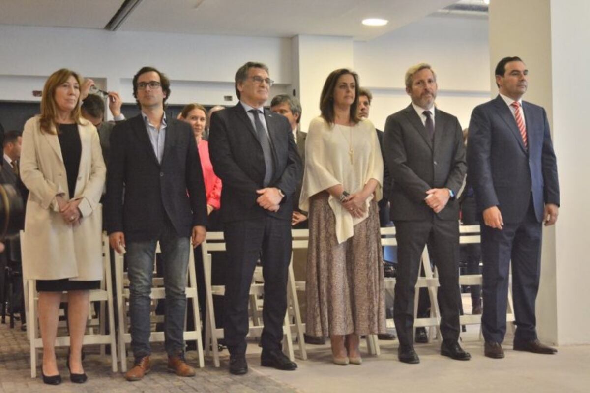 Gustavo Valdés en el homenaje a Raúl Alfonsín