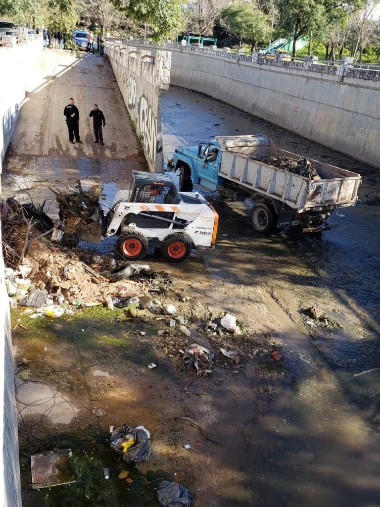 Limpieza en Cañada.