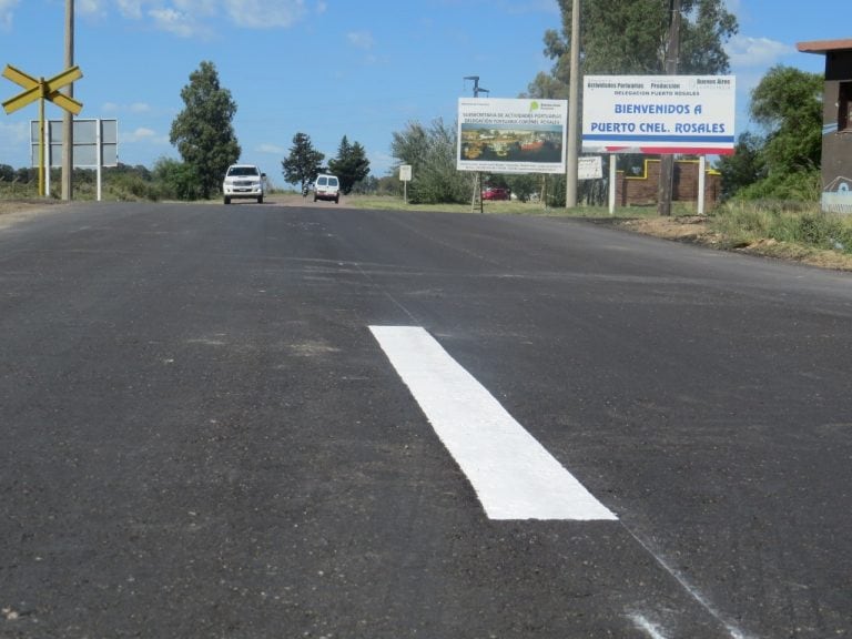 Renovado acceso a Puerto Rosales