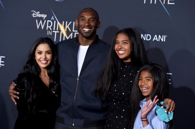 Vanessa Bryant, Kobe Bryant, Natalia Bryant y Gianna Maria-Onore Bryant (Foto: Jordan Strauss/Invision/AP, Archivo)