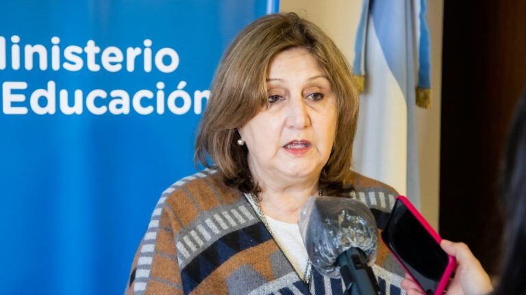 Ministra de Educación, Adriana Cantero