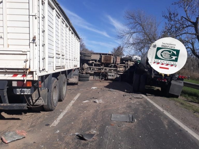 Choque fatal entre Río Cuarto y Holmberg