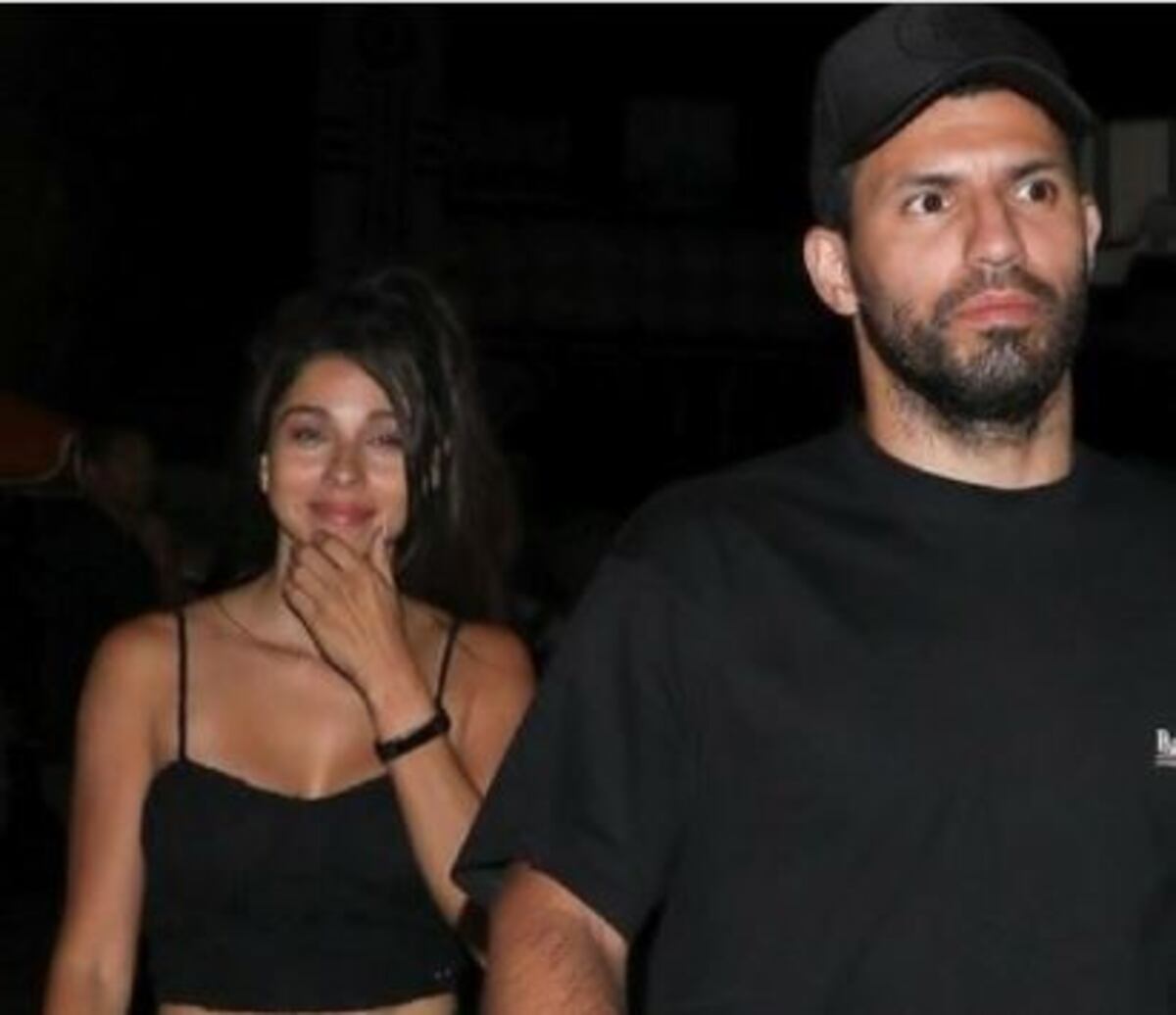 Sergio Agüero se mostró con su nueva novia