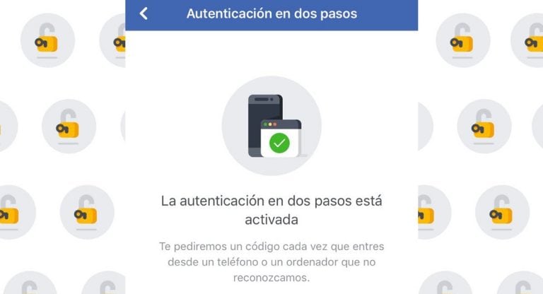 ¿Cómo activar la verificación en dos pasos en Facebook?