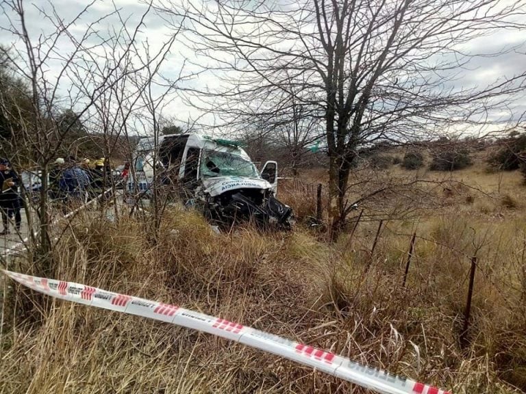 Accidente fatal en la Ruta E96. (Foto: Bomberos de Icho Cruz).