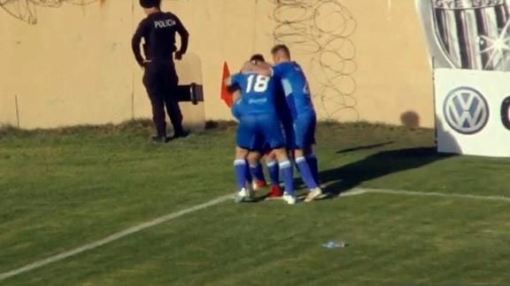 El agónico gol de Lucas Blondel para darle a Atlético de Rafaela la primera victoria en la Primera Nacional. (web)