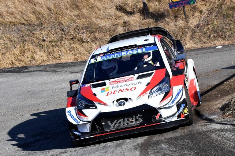 Kris Meeke y su navegante Sebastian Marshall (Toyota), los más veloces en el shakedown de la edición 87 del clásico de Montecarlo.