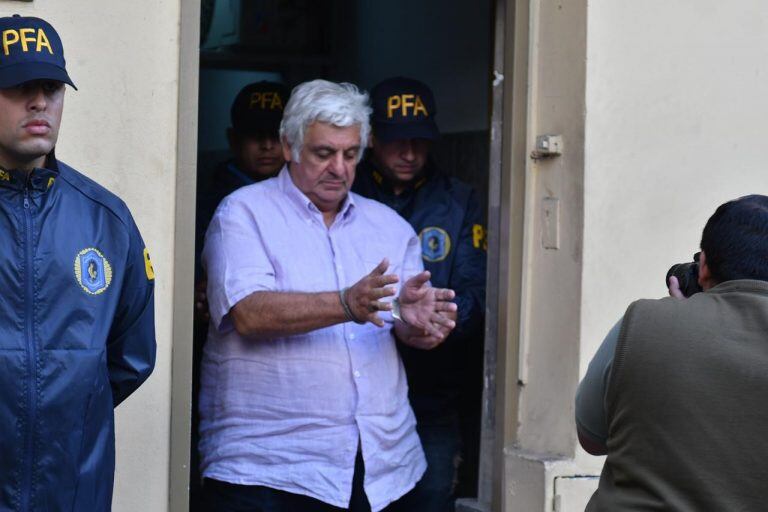 Alberto Samid fue trasladado a Comodoro Py (Foto: Federico López Claro)