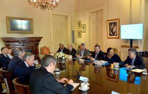 DYN04, BUENOS AIRES, 17/01/2017, EL PRESIDENTE MAURICIO MACRI ENCABEZA LA REUNION DE GABINETE. FOTO:DYN/PRESIDENCIA.