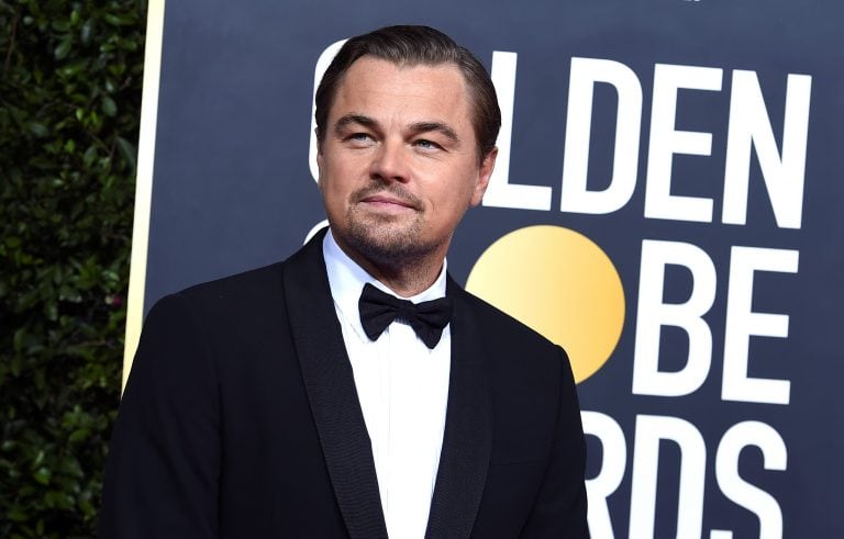 Leo DiCaprio en la entrega de los Golden Globes 2020. (Photo by Jordan Strauss/Invision/AP, File)