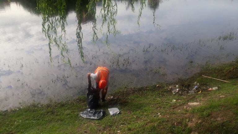 Se juntaron más de 10 mil collillas de los afluentes de Carlos Paz.