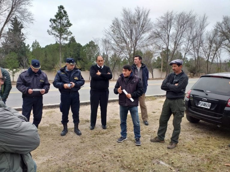 Asamblea de productores en ruta de Altas Cumbres