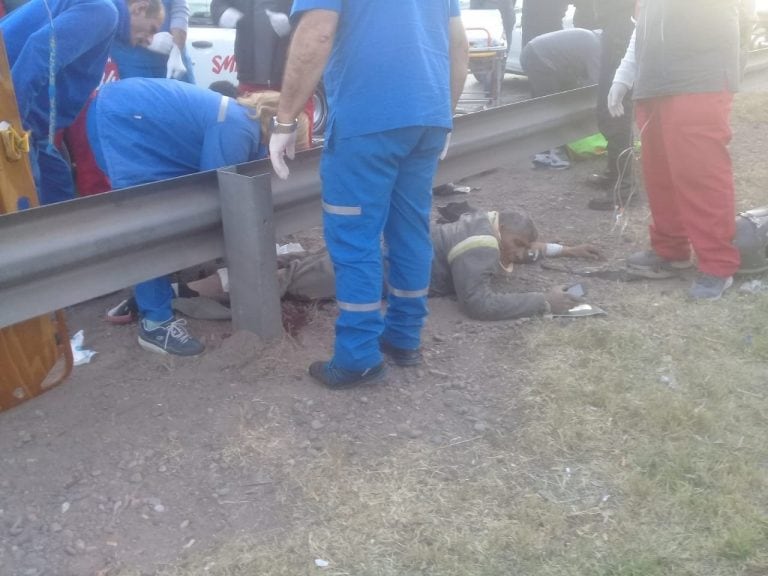 Accidente en Avenida de Circunvalación.