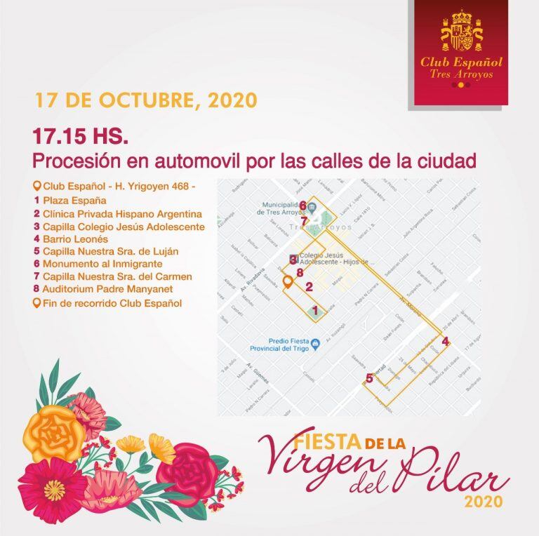 Celebración en Honor a La Virgen del Pilar