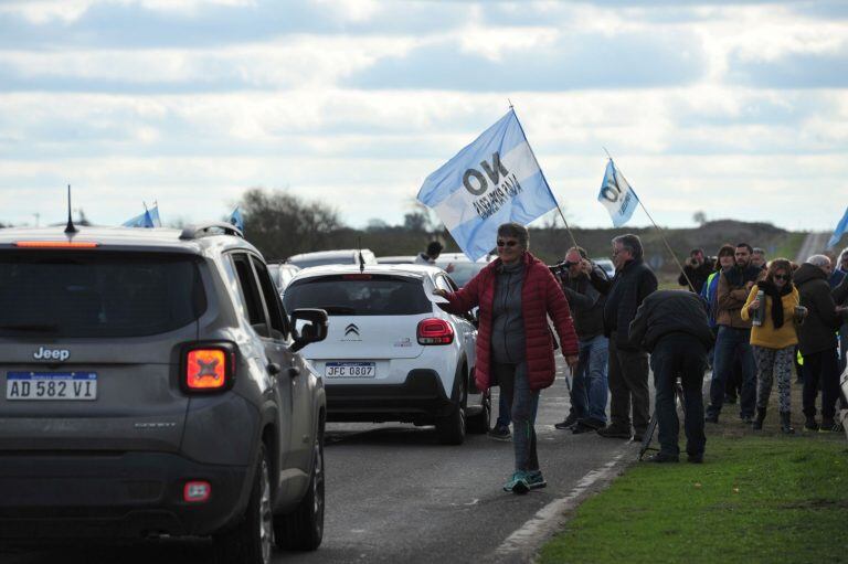 Asambleísta en Ruta 136
Crédito: ElArgentino